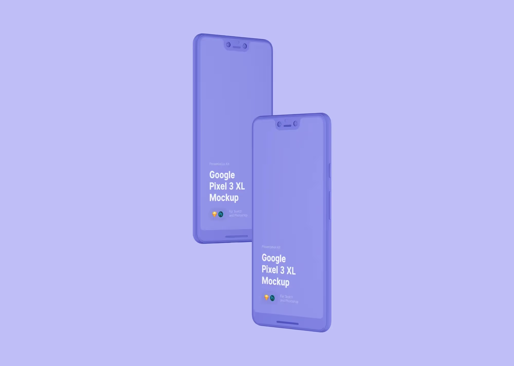free google pixel 3 xl mockup