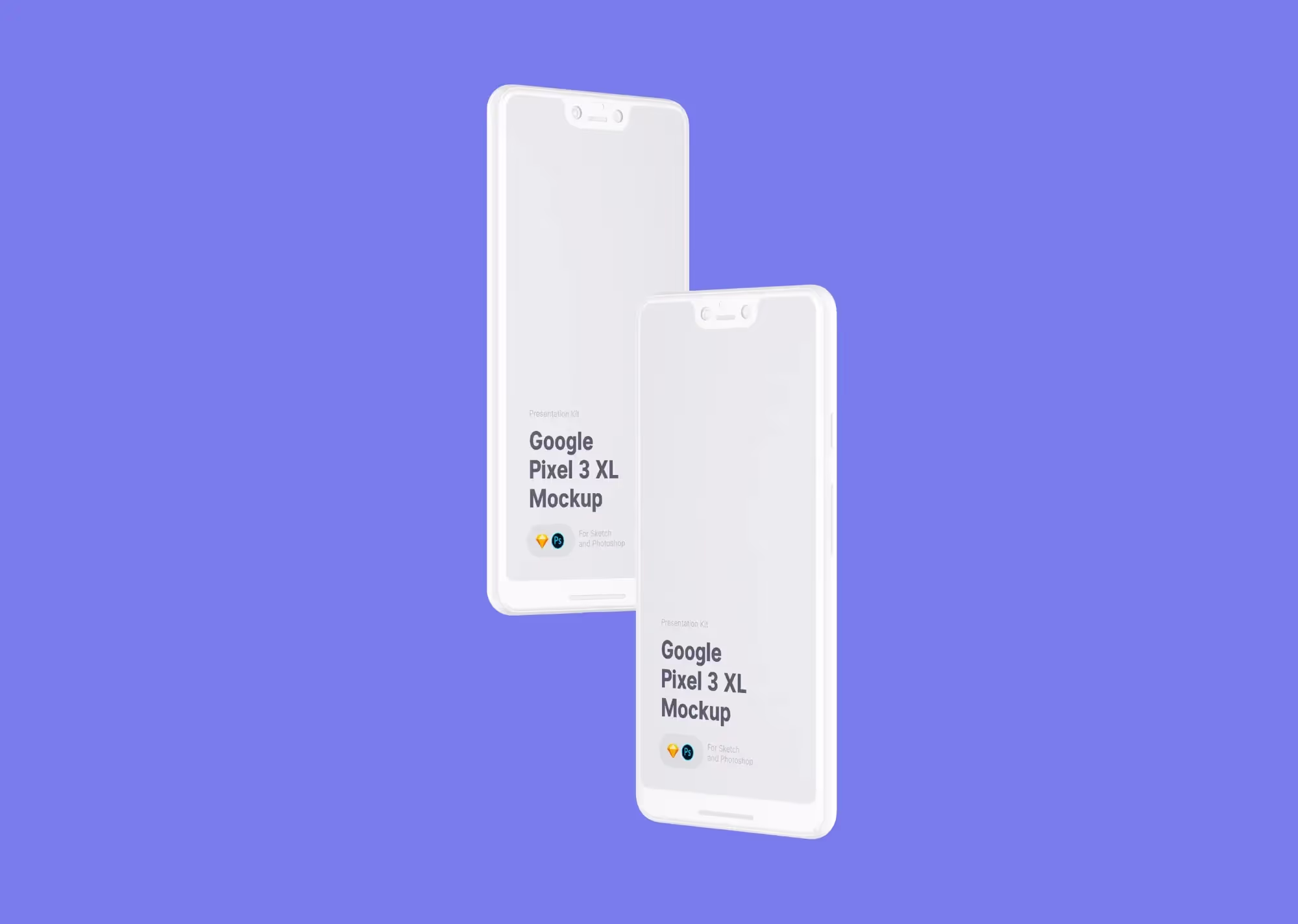 free google pixel 3 xl mockup