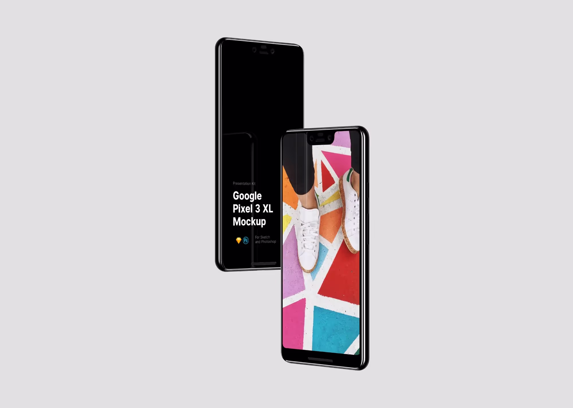 free google pixel 3 xl mockup