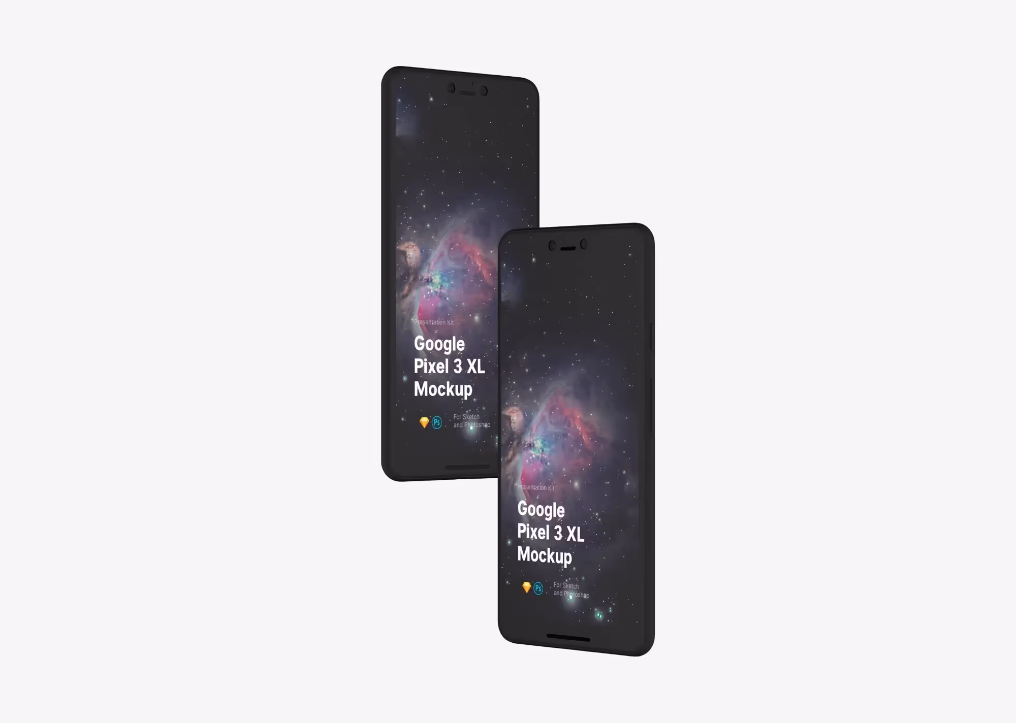 free google pixel 3 xl mockup