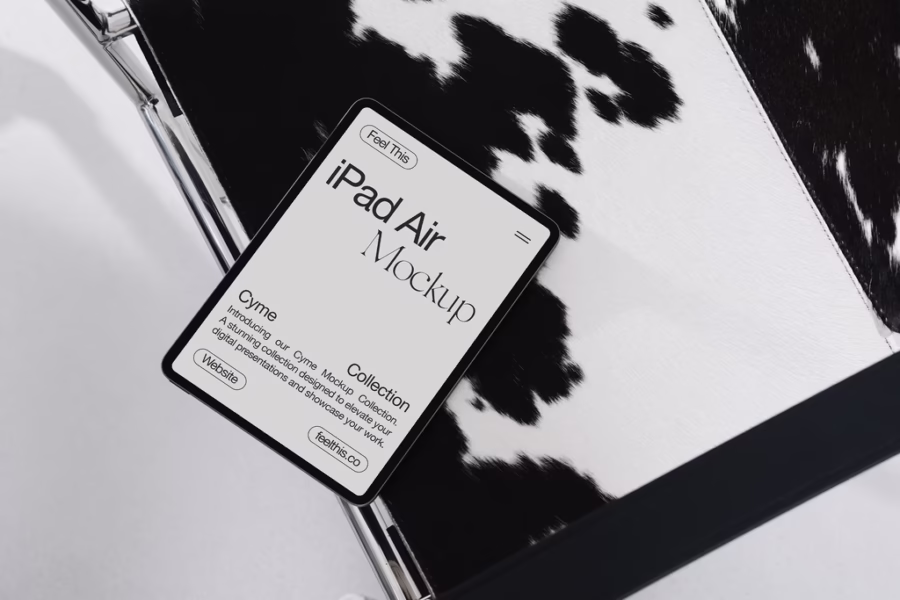 free iPad air mockup