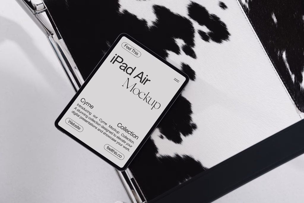 free iPad air mockup