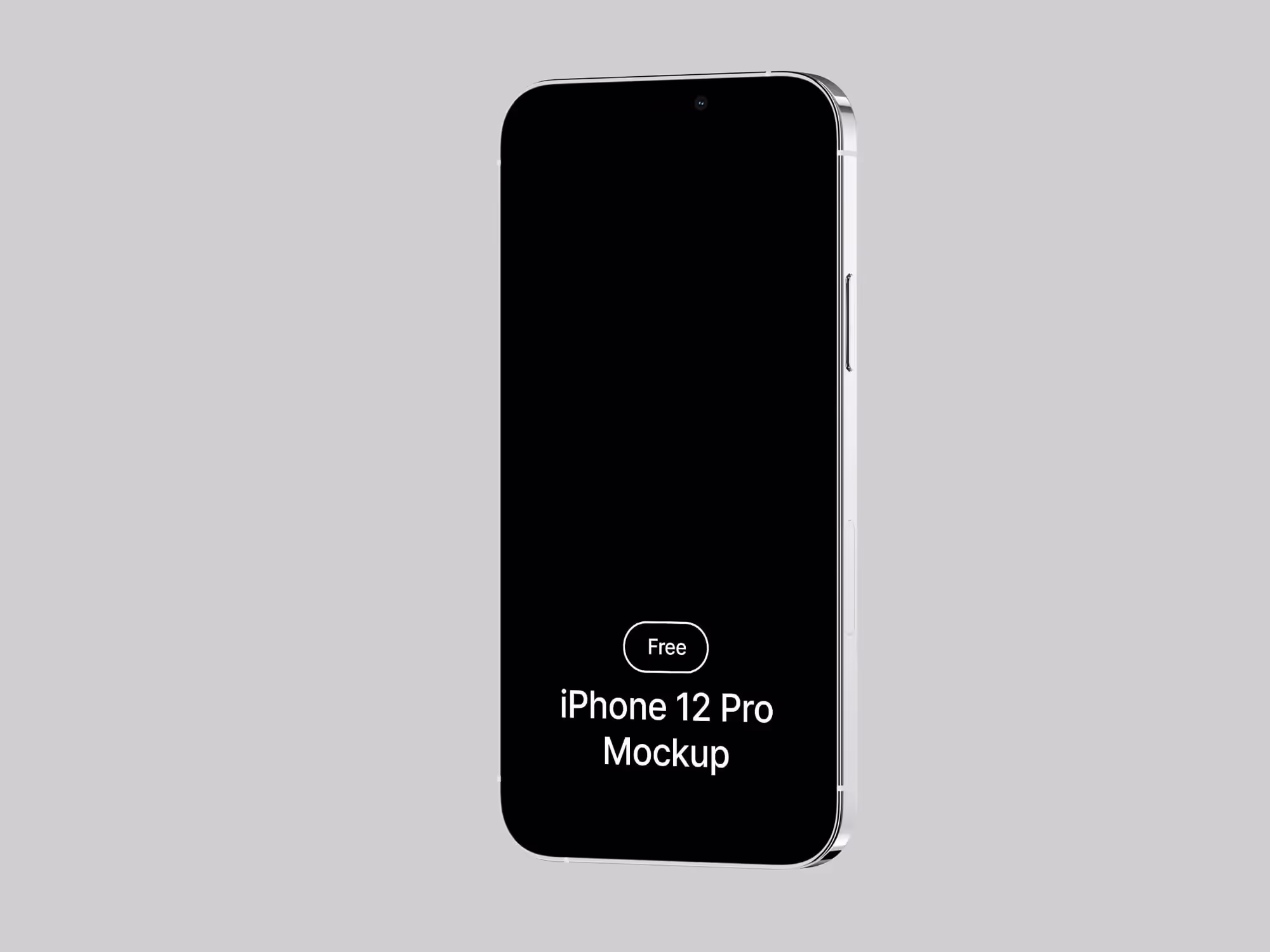 free iPhone 12 pro mockup